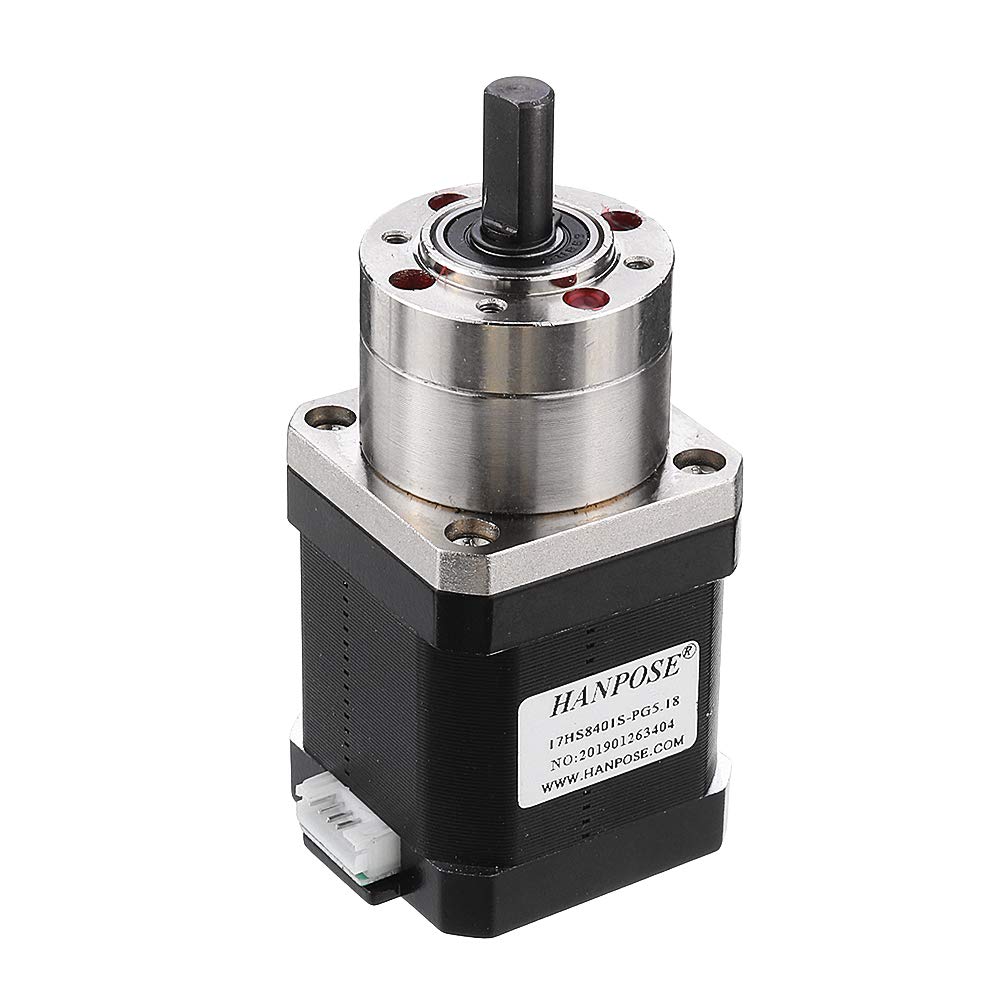 17HS8401S-PG Nema 17 Extruder Gear Stepper Motor 42 Motor Ratio Planetary Gearbox Stepper Motor - Ratio 27-1