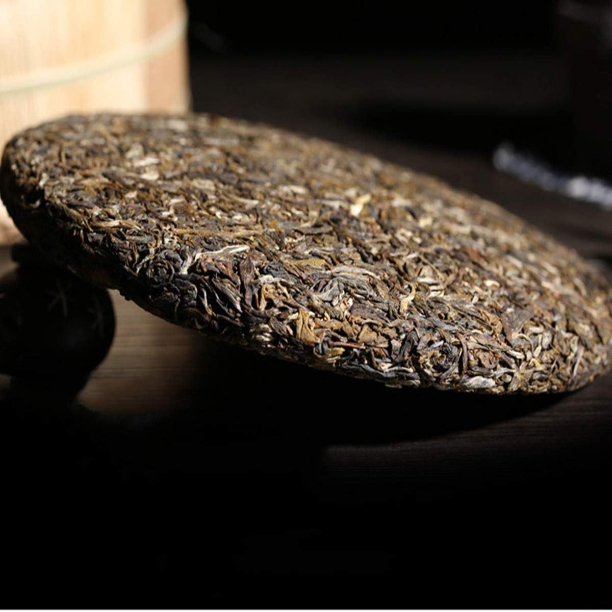 2009 Raw Tea Menghai Dayi 7542 Sheng Pu-Erh Tea Cake 357g P251 Tè verde naturale
