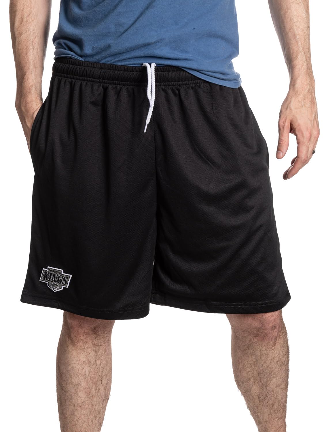Calhoun NHL Men's Team Logo Air Mesh Shorts