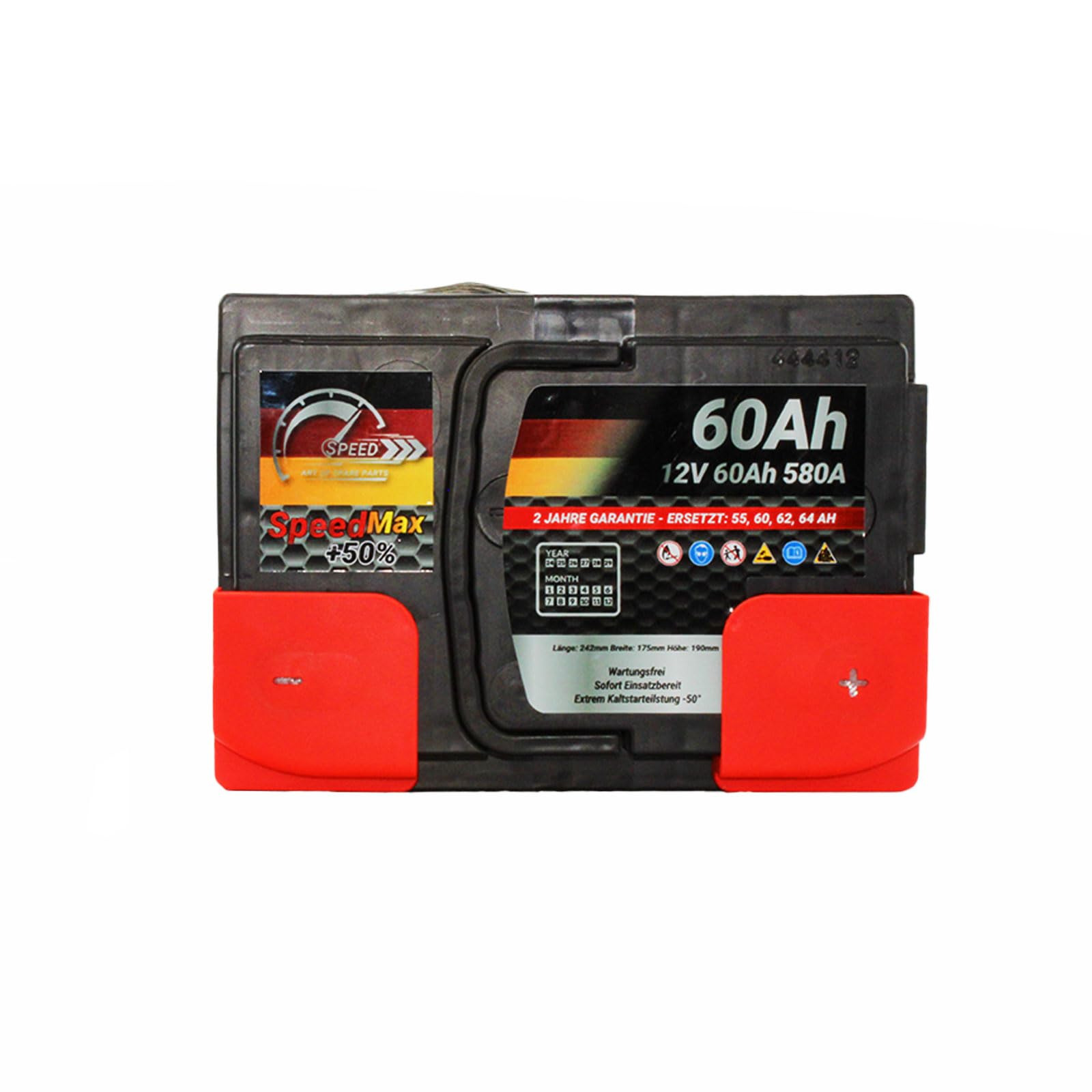 SMC Speed Max Batterie L2 60Ah 580A 12V Starterbatterie Autobatterie