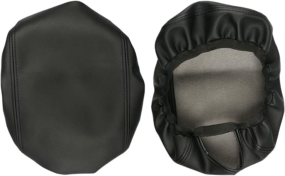 sportuli Center Console Cover Anti-Scratch Leather Armrest Cover Replace for 2011-2023 2024 Dodge Charger Chrysler 300 300C (Black Stitches)