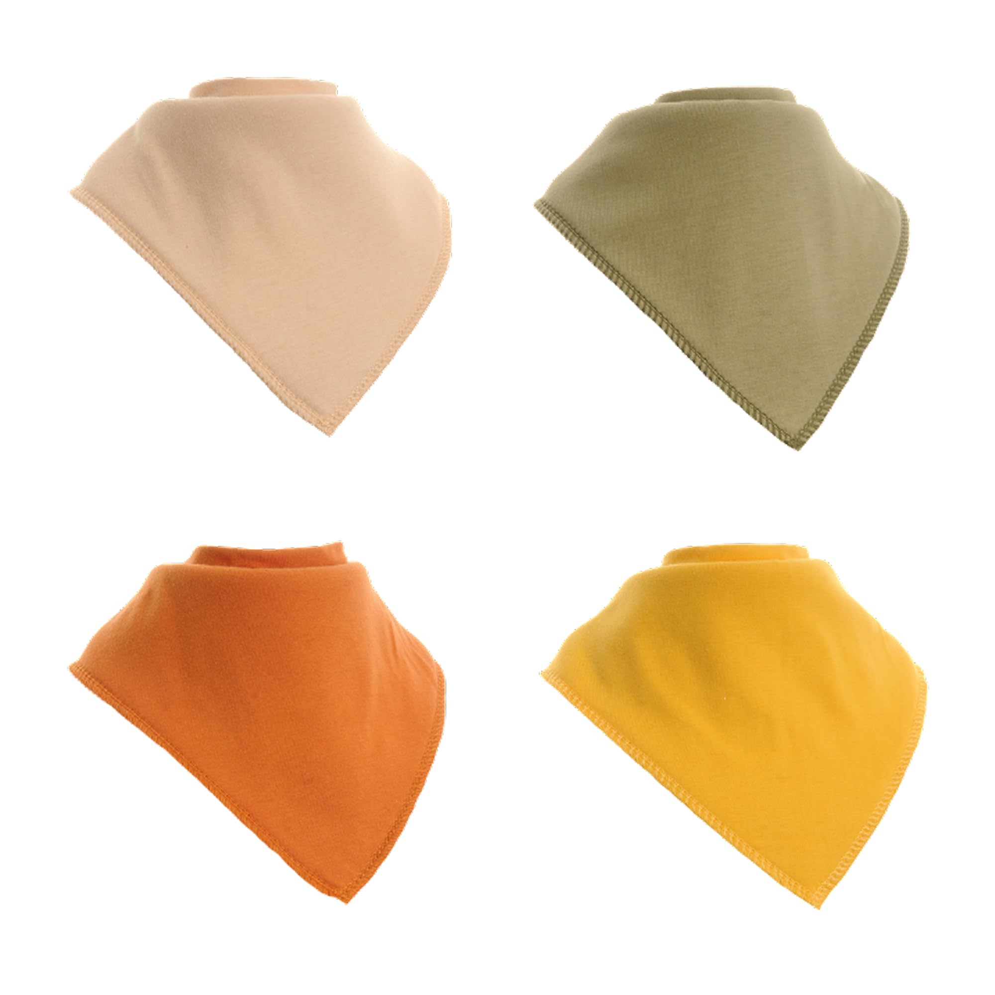 Ziggle Sahara - Bandana Dribble Bibs - Cotton Front Baby Bibs Newborn To 24 Months - Newborn Gifts - Baby Bibs For Comfortable Kids