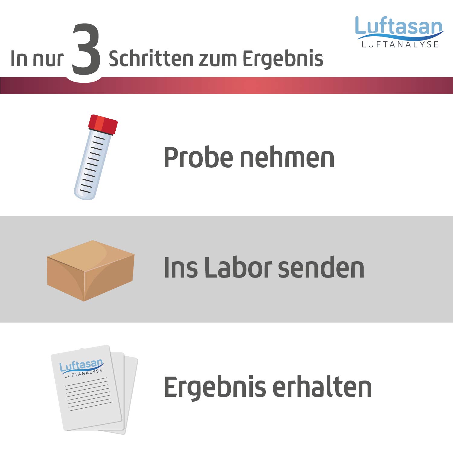 Schimmeltest für die Raumluft – Probenahme-Set für professionelle Analyse | Analyse im Fachlabor
