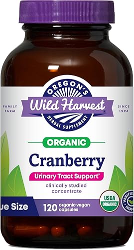 Miniatura 5 de Oregon's Wild Harvest Arándano sin gluten sin OMG, suplementos de hierbas orgánicas, 60 unidades