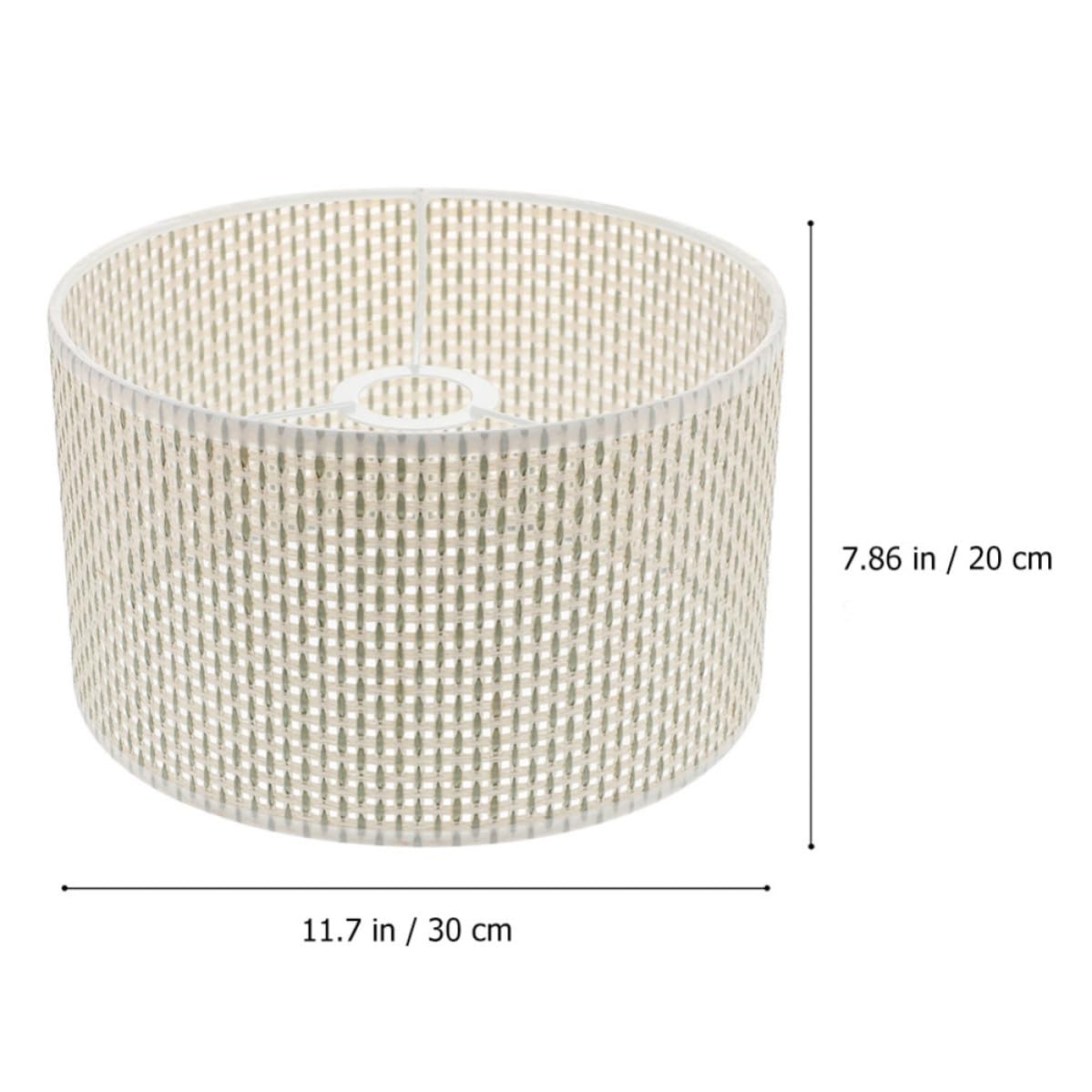 ERINGOGO Paralume Lampada da Tavolo in Carta Beige E27 Stile Moderno Elegante Lavorazione Fine Facile da Usare per Soggiorno