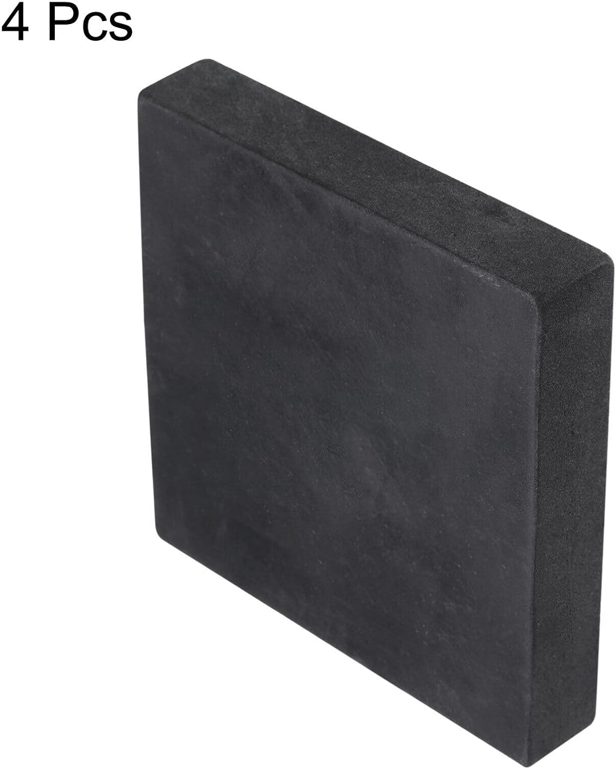 Toolparts And Accessories 4pcs Rubber Anti-Vibration Pads Hard Pads 100mm X 100mm X 20mm Square (#CN#130824-13604)