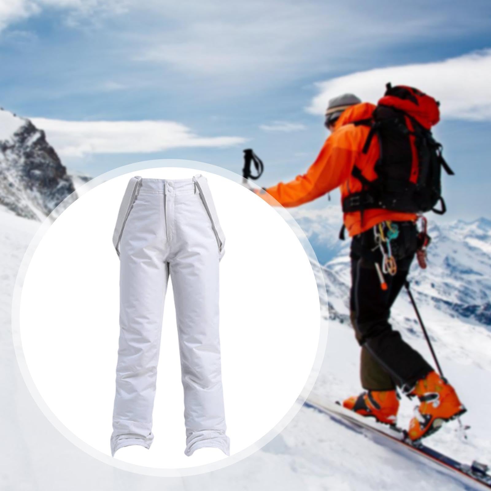 Pantalón de Esquí Impermeable para Mujer con Aislamiento y Suspensor Ajustable