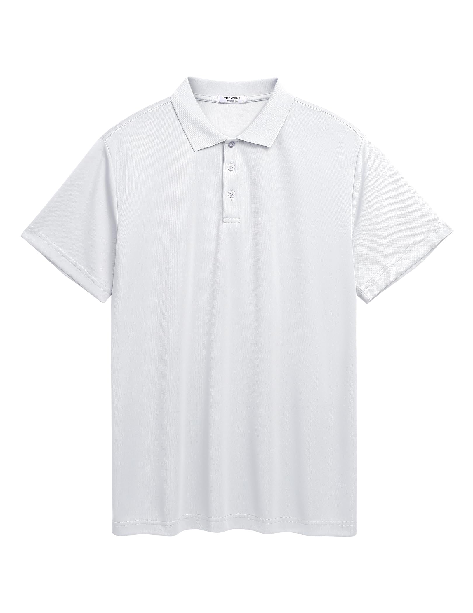 PINSPARK Poloshirt Herren Kurzarm Sport Polo Shirts Atmungsaktiv Tennis Golf Polohemd Leicht Sommer Poloshirts Männer Slim Fit T Shirt