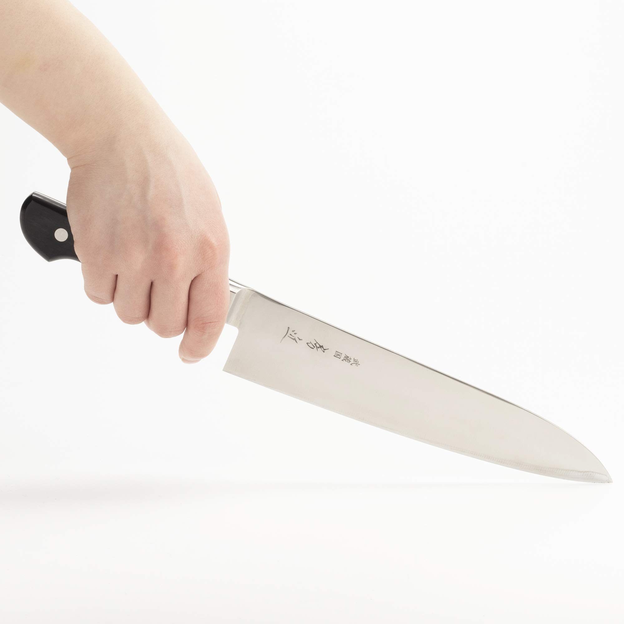 Amazon｜刀舟技研 包丁 牛刀 (右利き用) 210mm 「 房近 武蔵国 」 万能