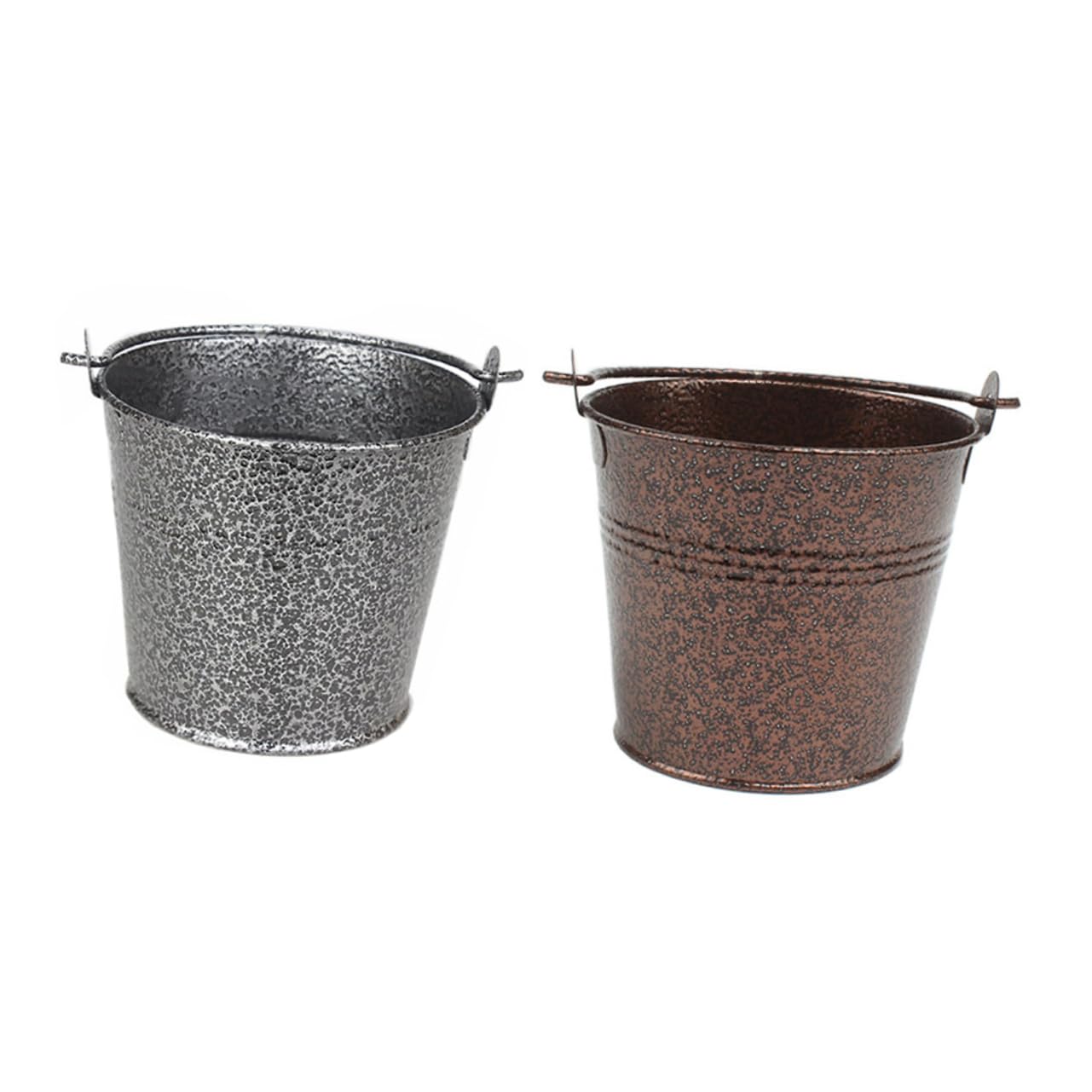 COLLBATH 2pcs Stainless Steel French Fries Bucket Creative Food Container for Restaurants and Hotels and Stylish Snack Holder for Serving Delicious Fries