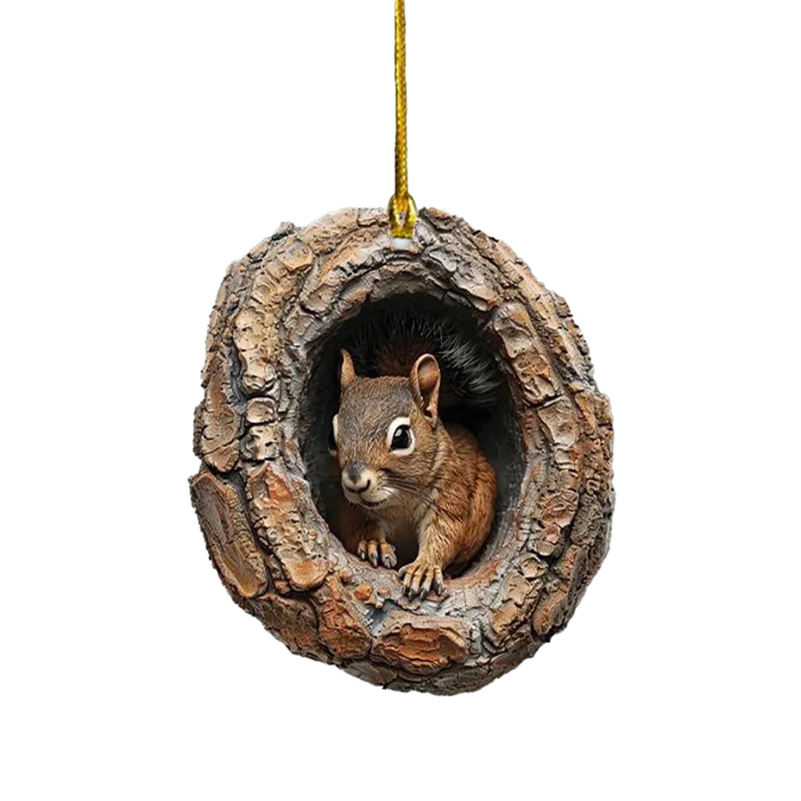 Adornos de Navidad de animales 2024 personalizados rústicos para árbol de Navidad, decoraciones de Navidad para interiores, adornos de árbol de Navidad, divertidos y vintage occidentales, bricolaje