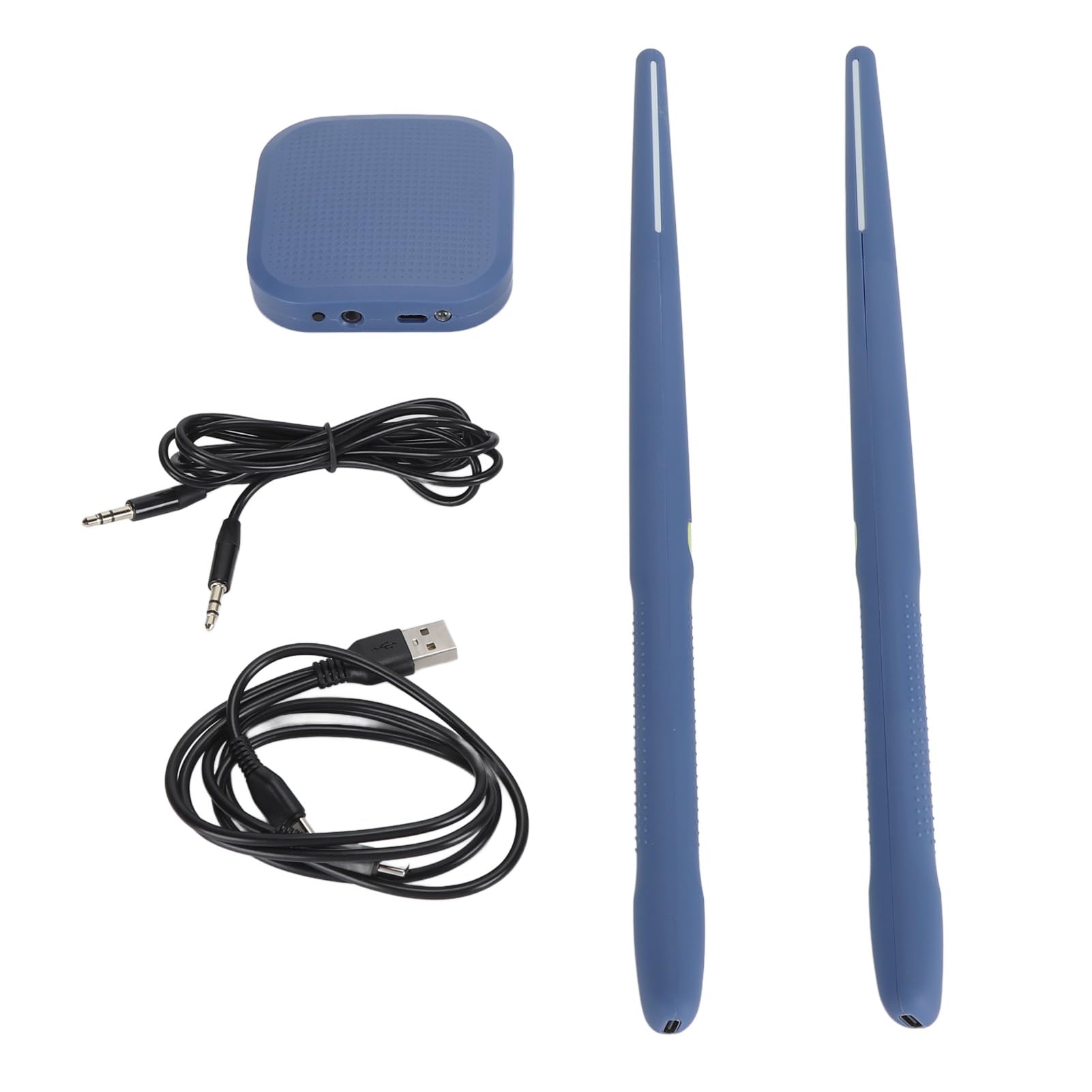 VBESTLIFE Batería de Aire Eléctrica, Batería Electrónica Virtual Portátil con 8 Efectos de Sonido, Herramienta de Instrumento de Percusión de Batería de Aire Electrónica para Principiantes