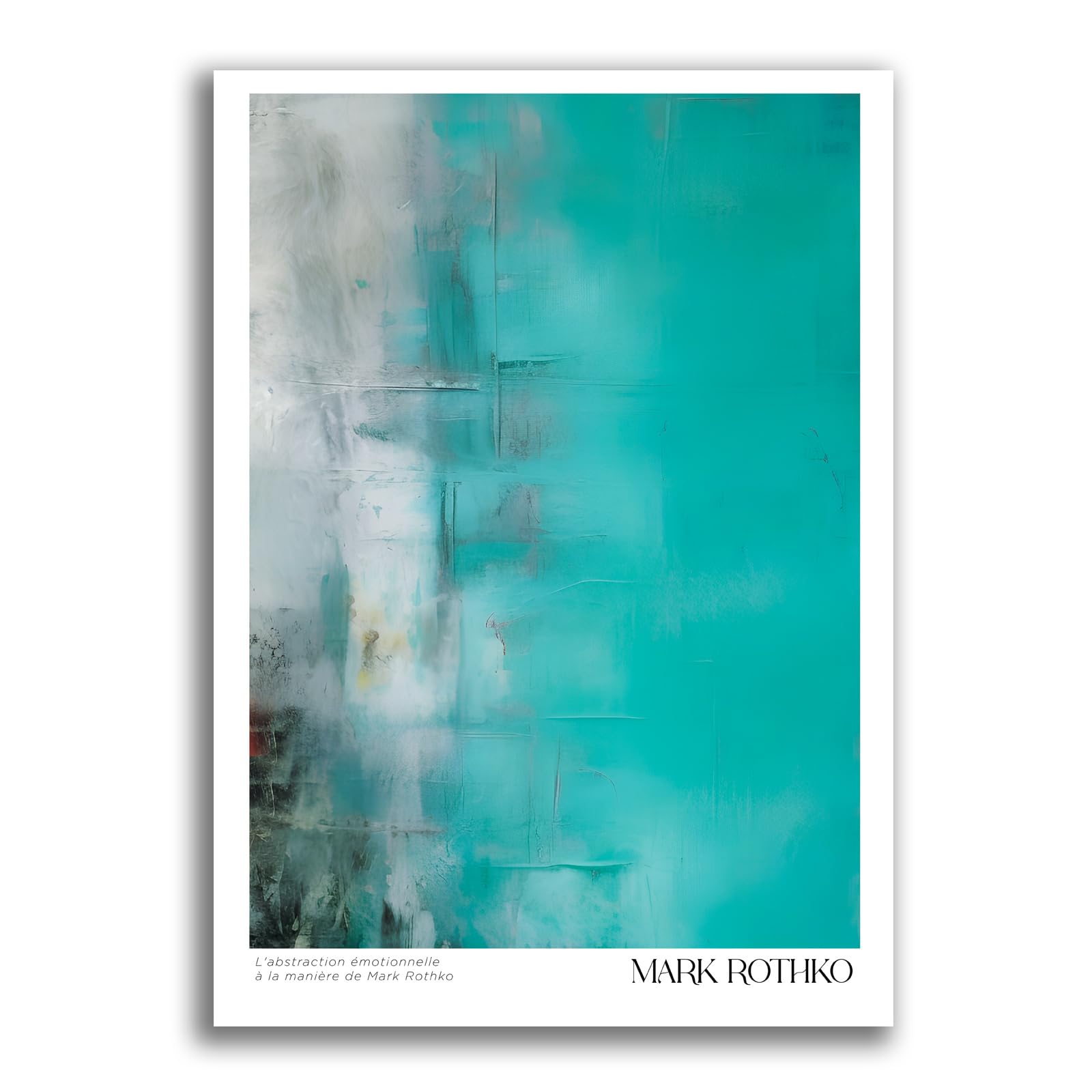 marks.art 絵画　絵　アート Amazon.co.jp: ターコイズ・フリュイド（FLUID 流体) マークロスコ