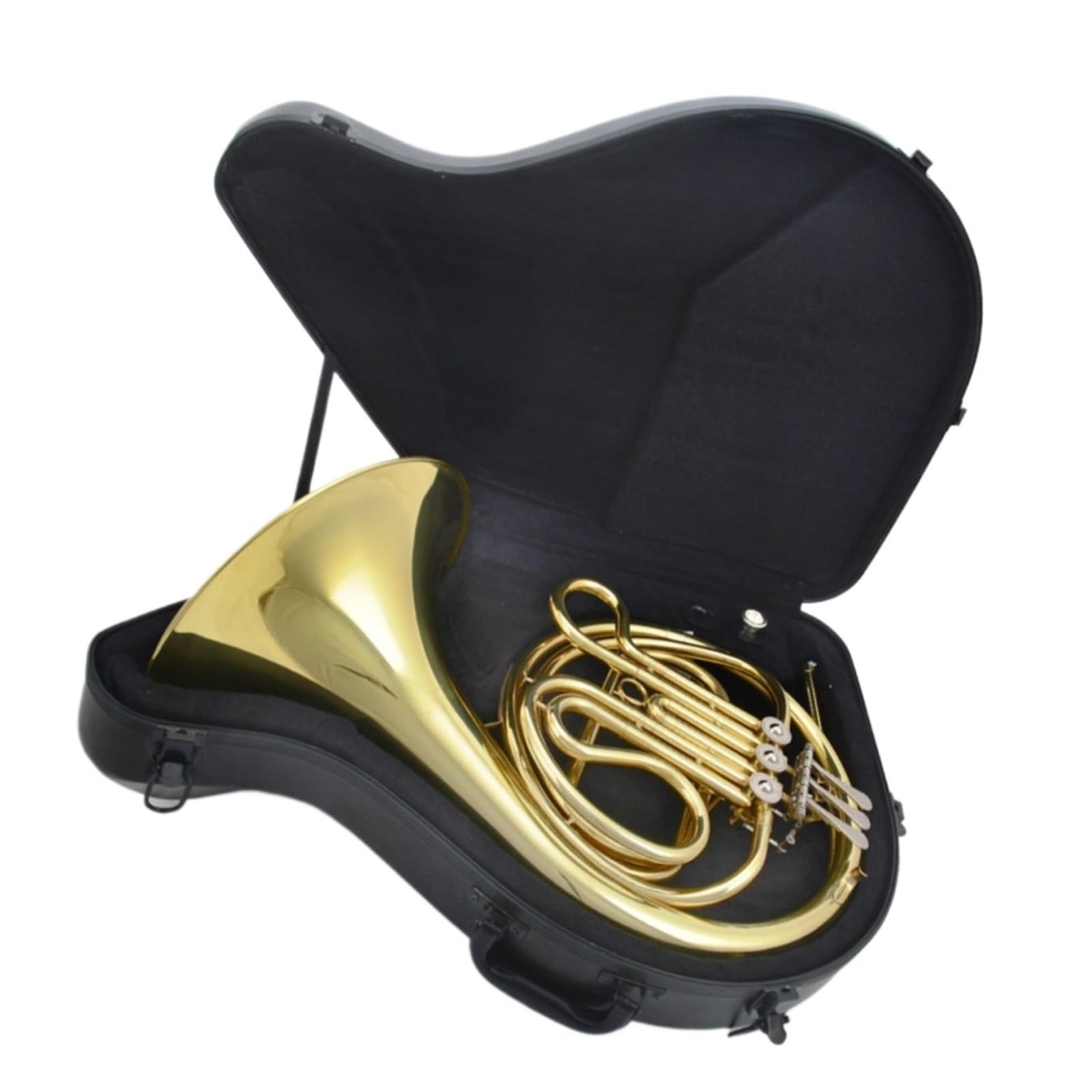 Cor D'harmonie Débutants Cor Français Laqué Or Nickelé En Tonalité De Fa