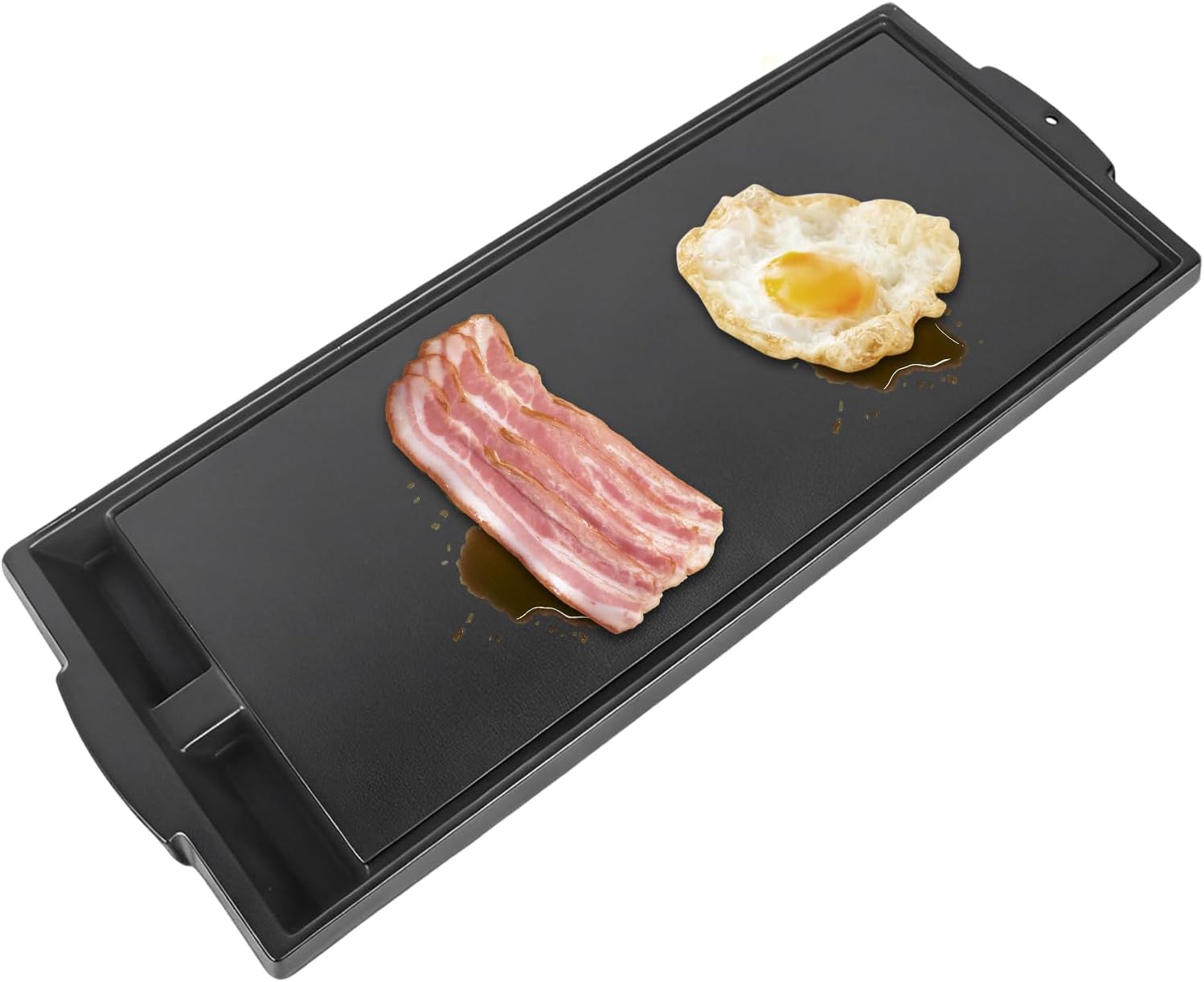 W10432544 Griddle Stove Replacement Parts for Whirlpool Gas Stove Top Griddle Pan, Cast Iron Range Griddle Plate W10432539 KitchenAid Kenmore Jennair Maytag Gas Cooktop Parts Burner Griddle Flat