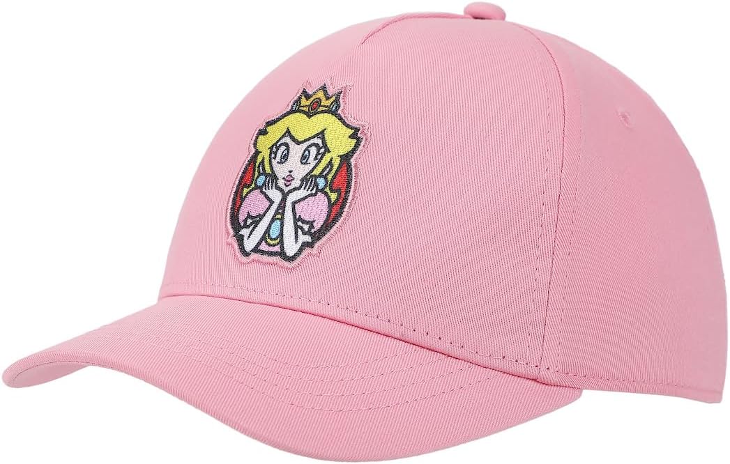 Super Mario Brothers Princess Peach Youth Adjustable Baseball Cap