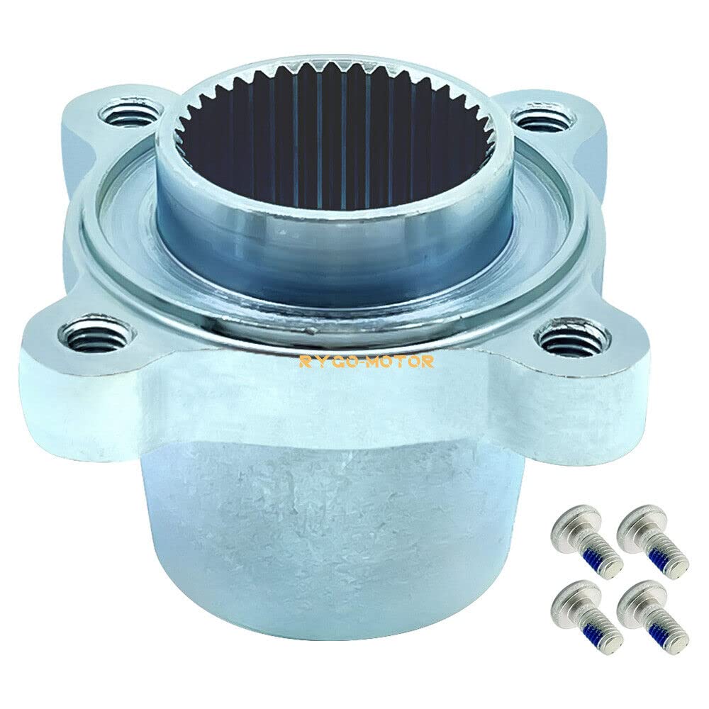 Replace Parts & Accessories ATV&UTV for Rear Brake Rotor Disc Hub Flange Holder & Bolts for Yamaha Banshee 350 1987-2006 Model-7ZX8-1041