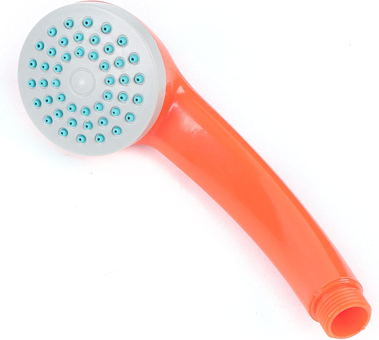 Outdoor Water Shower Pump Portable Camping Shower Head with Shower Bracket for Outdoor Activities Car Pet Shower Orange