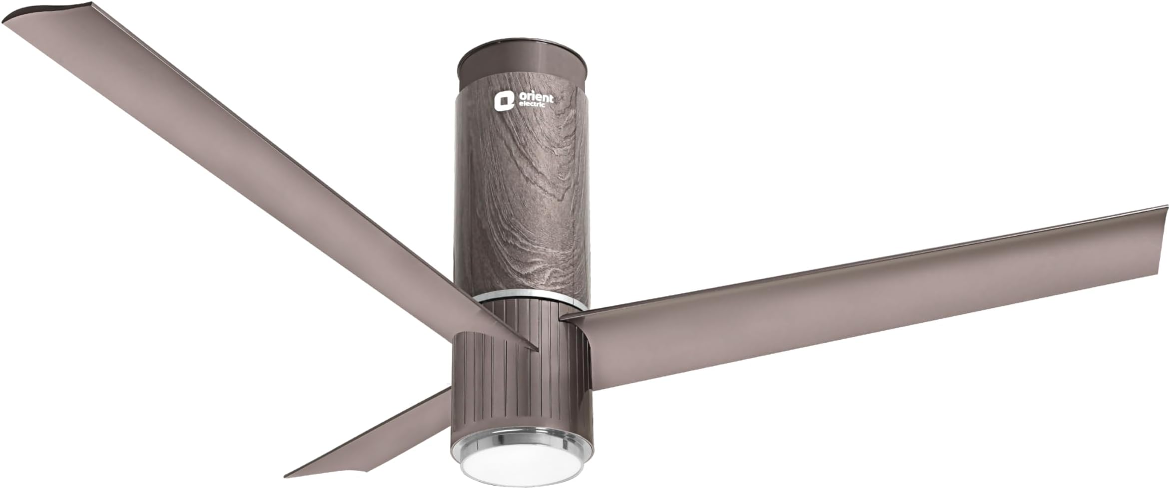 Orient Electric 1200 mm Aeroslim BLDC Ceiling Fan with Underlight, IoT & Remote | Smart Ceiling Fan works with Alexa & Google Home | BEE 5-star Rated Fan | 3-year warranty by Orient | Champagne Brown