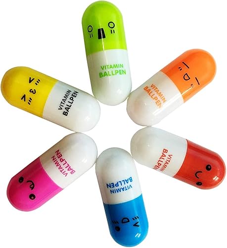 Miniatura 7 de 4 bolígrafos de jeringa+6 bolígrafos de píldoras y bolígrafos de cápsulas+10 bolígrafos con diseño de hueso para Halloween, Acción de Gracias,