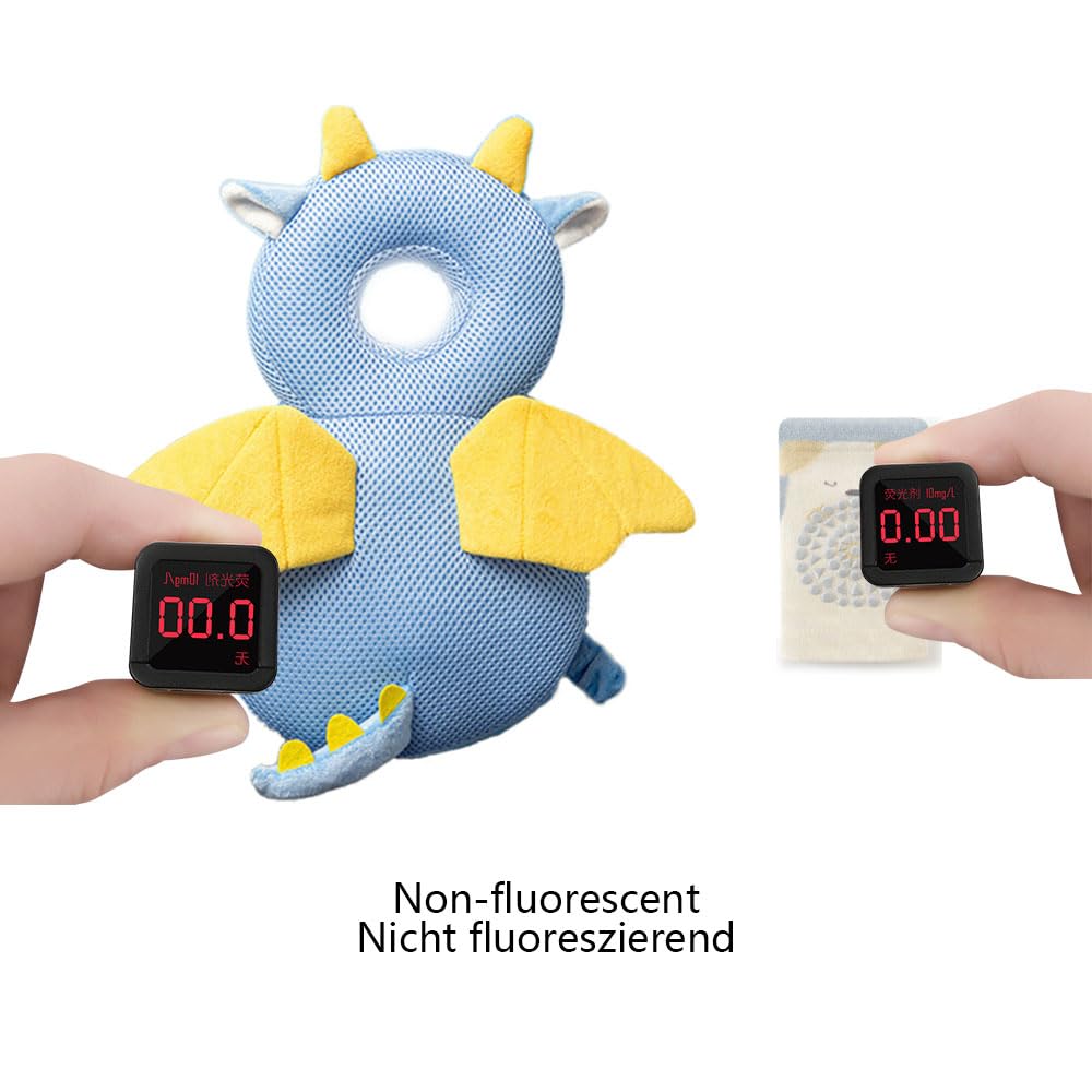 protector cabeza bebe con rodilleras casco bebe golpes para niños pequeños que aprenden a gatear y caminar, para niños de 4 a 24 meses,Ajustable, Respirable (Dragón) El bebé no se resiste