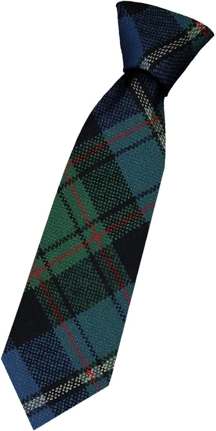 I LUV LTD Boys All Wool Tie Woven And Made in Scotland in MacRae Hunting Ancient Tartan