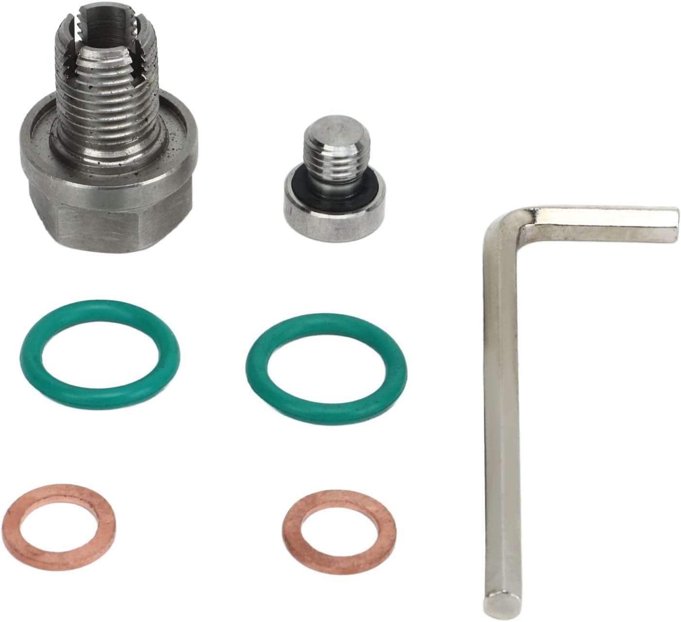 Oil Drain Plug Oversized Piggyback Drain Plug Oversize Piggyback Drain Plug Stainless Steel Self