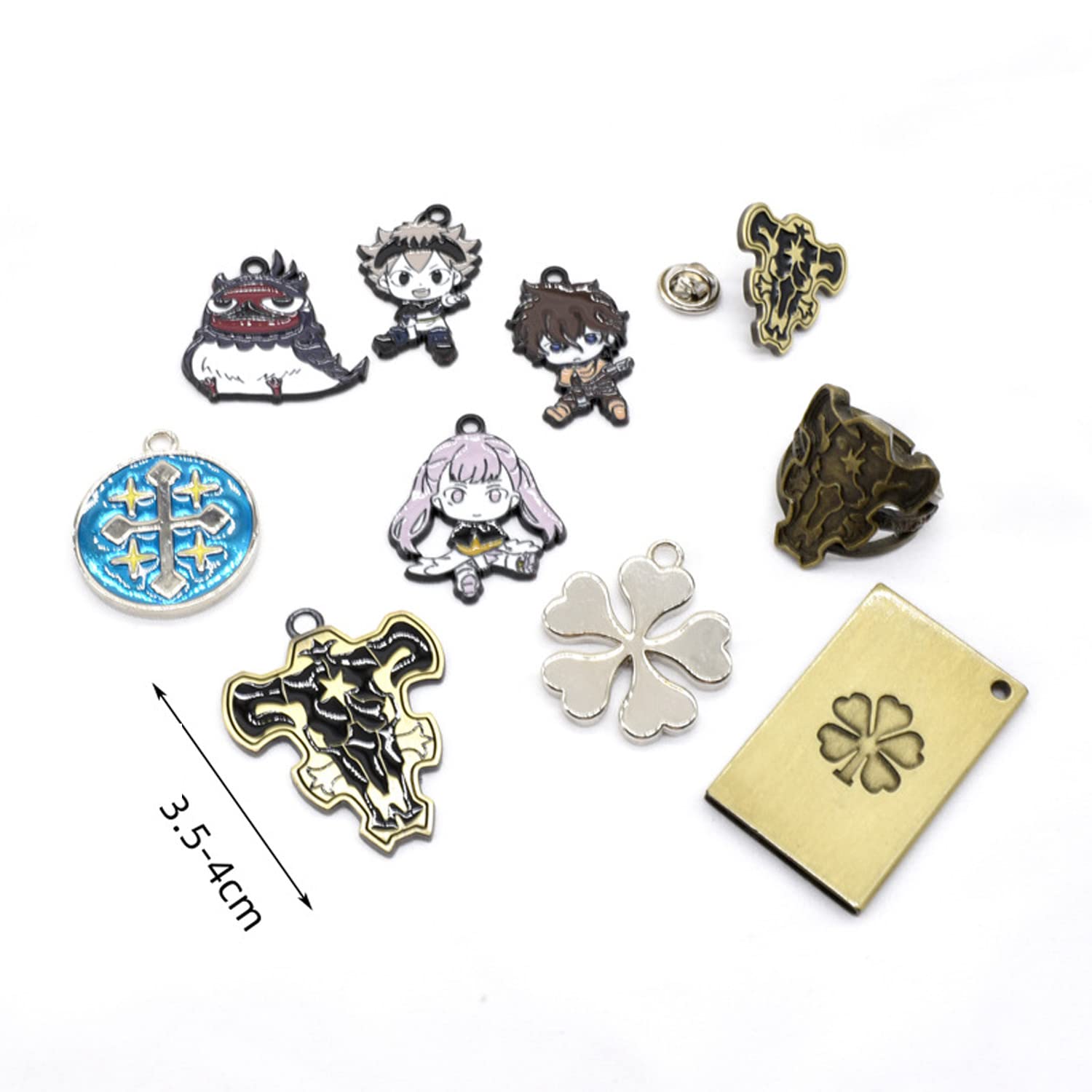 Amazon.co.jp: ブラッククローバー グッズ 武器 ネックレス本 リング本