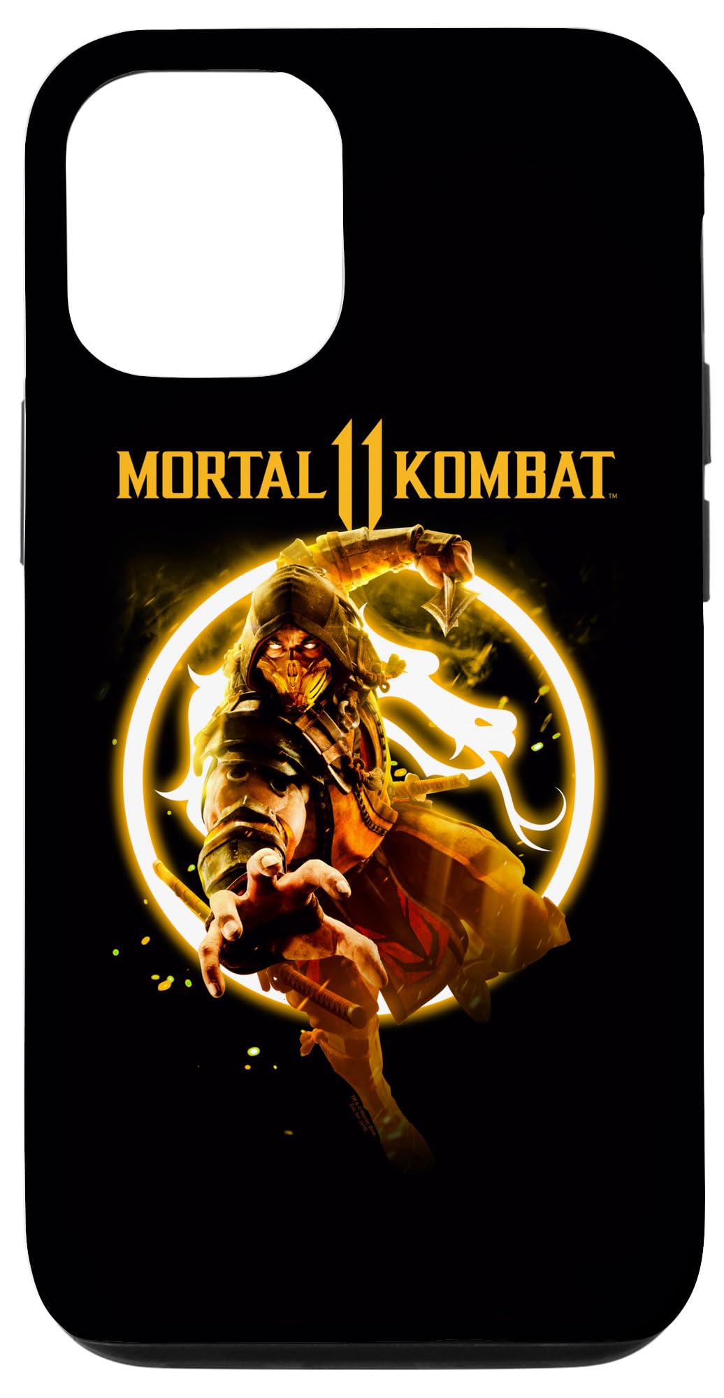 iPhone 13 Mortal Kombat 11 Scorpion Flames Case