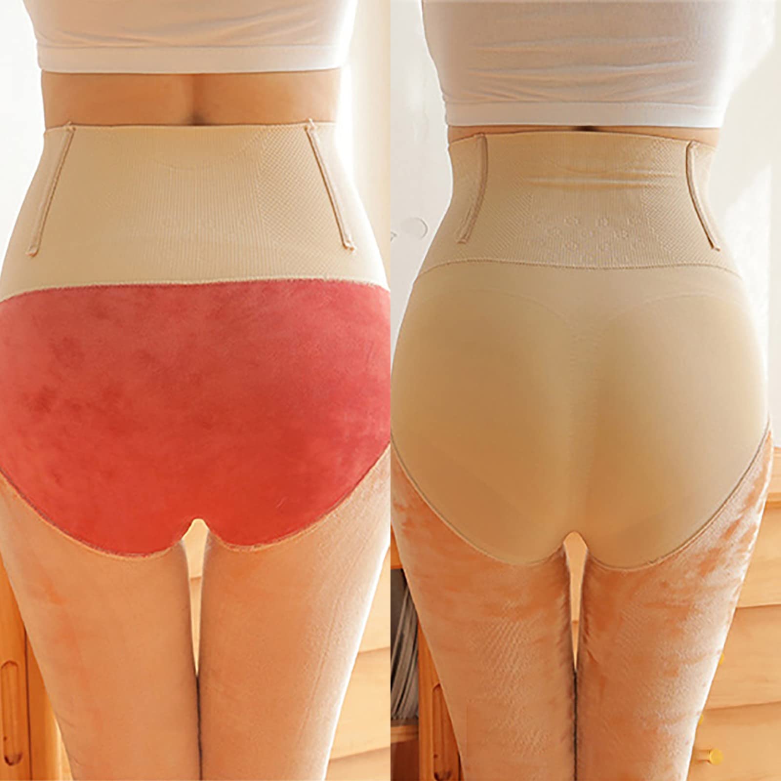 Collants Femme Collant Fantaisie Femme Collant sans Pied Chaussette Grande Taille Coton Leggs Effet Peau Nue Collants Thermiques Marron Sexy Effet Chaussette Incassable Bas sans Pied Noir Legging