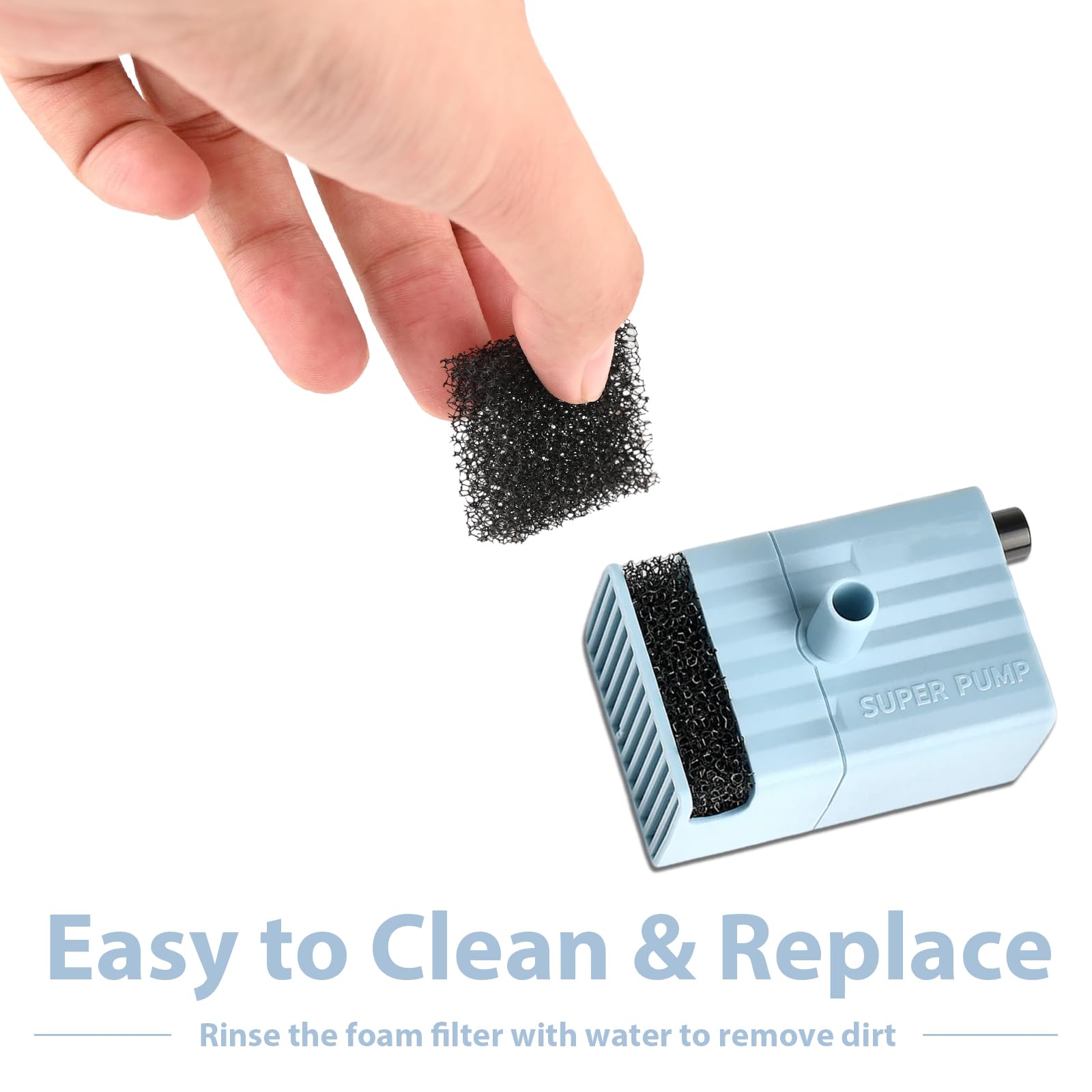 40 Pcs Pet Water Fountain Replacement Filter Sponges Cat Kitty Drink Water Filter Replace Foam Filter Pet Fountain — view 5