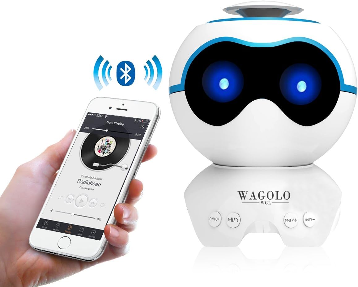 Portable Wireless Bluetooth Speakers, WAGOLO Animal Pet Mini Speaker with Bluetooth 3.0,Bass Sound,Stereo Pairing,Durable Design for iPhone /iPod/iPad/Phones/Tablet/Samsung/HTC
