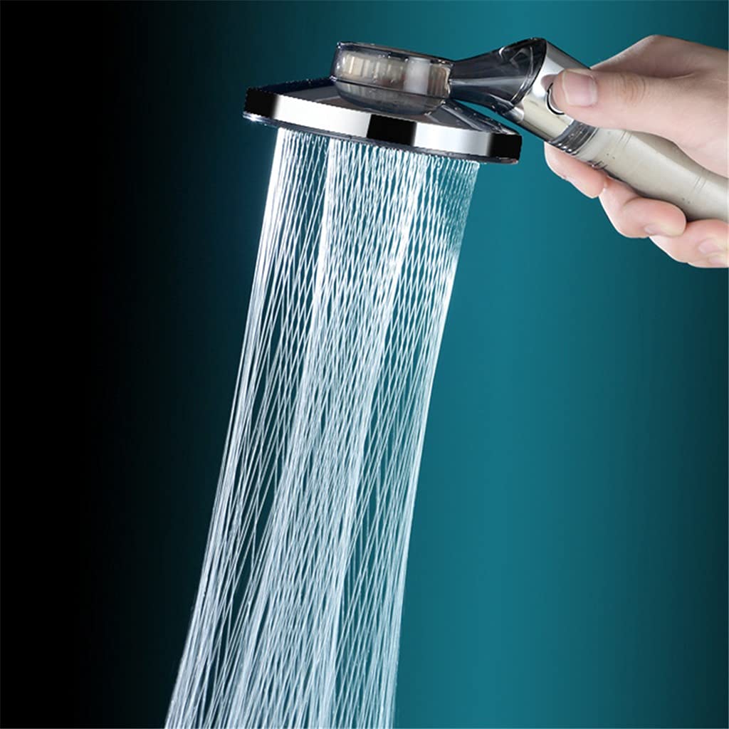 Cabezal de Ducha Turbo, Cabezal de Ducha de Alta presión para el Cuidado de la Piel, Boquilla de Filtro reemplazable, Adecuado para hoteles, hogares