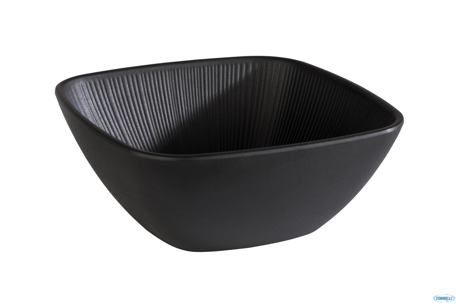 Aps Black Nero 85071 Bowl 19.5 X 19.5 Cm Height 8 Cm Melamine 1.5 Litres