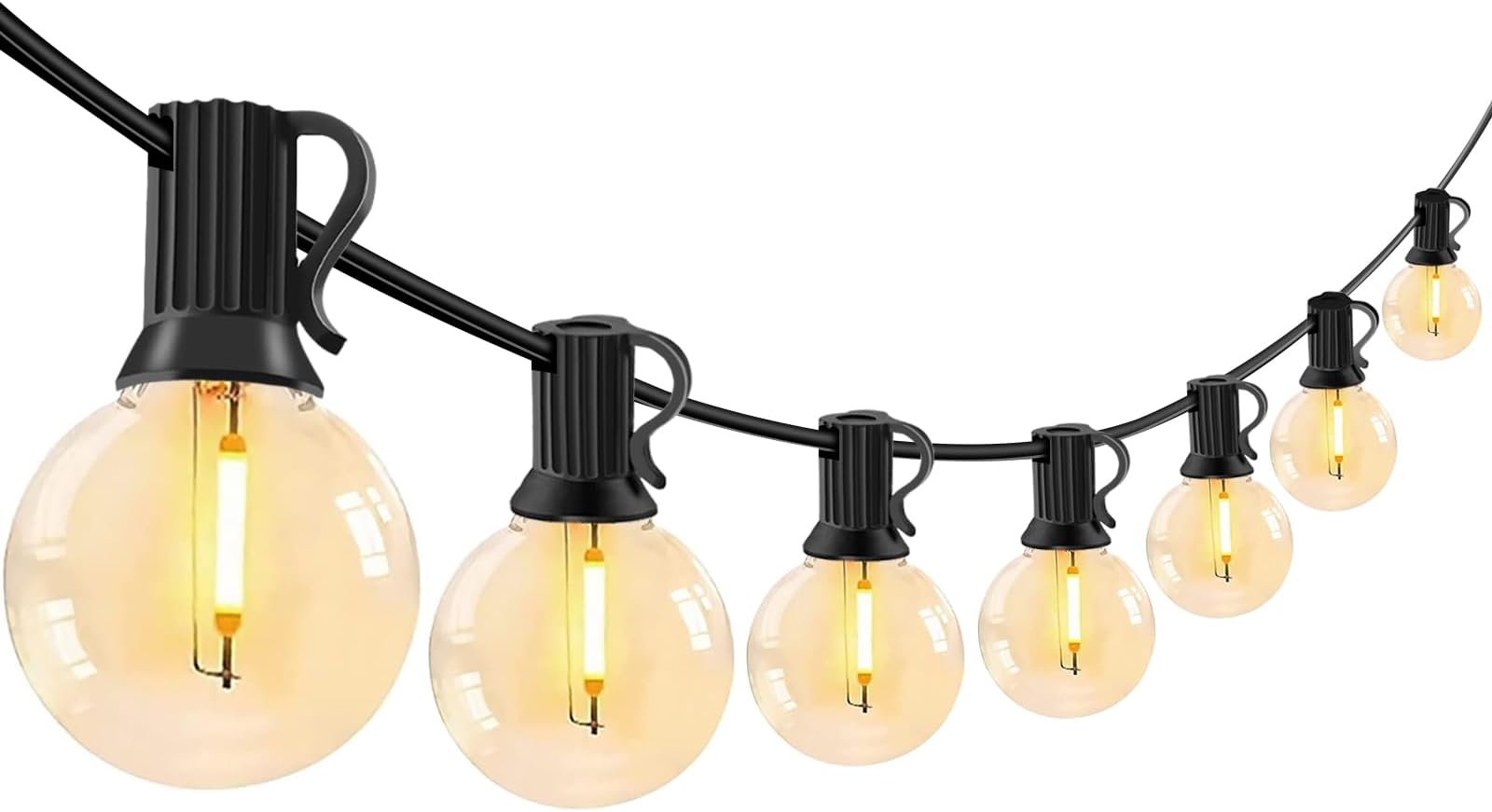 Catene Di Luci Da Esterno VANDABAO Catena Luminosa Esterno - 15m Luci da Esterno Giardino,25+2