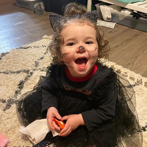 Miniatura 3 de Diadema de orejas de gato con purpurina para cosplay, bola de maquillaje, festival, fiesta, diadema con orejas de gatito