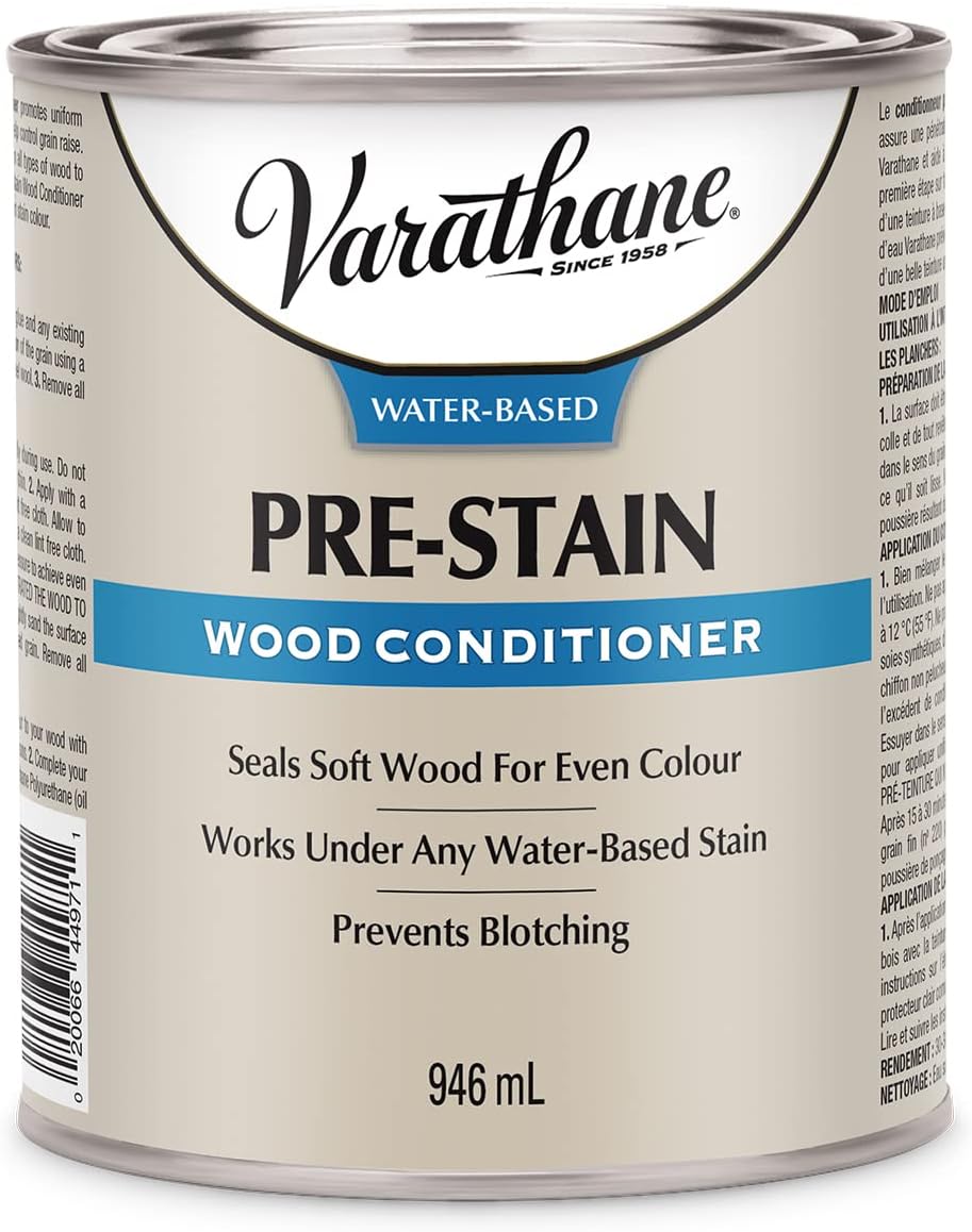 WaterBased PreStain Wood Conditioner, 946 mL, Stain Amazon Canada