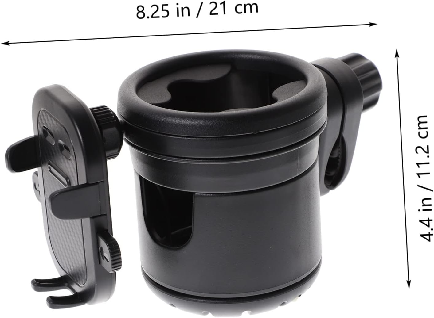Abaodam Stroller Cup Holder Phone Holder Bottle for Stroller Bike Wheelchair and Scooter for Cups and Bottles Easy Installation