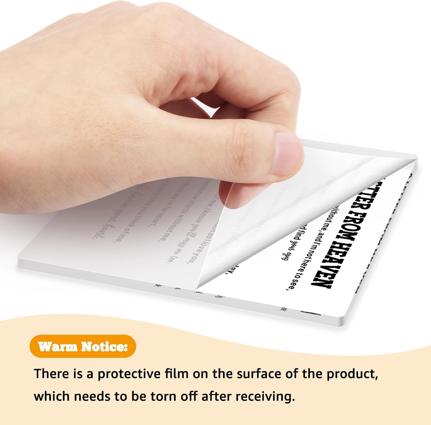 Memorial Clear Desk Decorative Sign Sympathy Gifts for Loss of Father Mother Brother Remembrance Condolence Gift for Loss Bereavement Acrylic Sign With Wooden Stand for Table Shelf Acrylic Desk Decor - Image 4