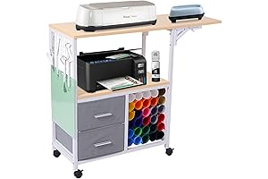 Cricut Desk with Storage and Organization for Craft Lovers