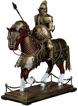 鎧騎士馬到成 置物 リビングオフィス 装飾品 工芸品 美術品 鎧騎士馬到成 置物 リビングオフィス 装飾品 工芸品 美術品（鎧
