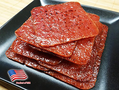 Singapore-Style Made To Order Fire-Grilled Minced/Tender Pork Jerky (Original Flavor - Square Shaped 12 Oz.) - Los Angeles Times "Handmade Gift" Winner #TOP3