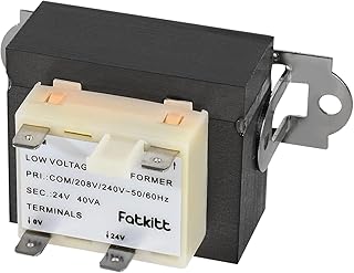 40VA HVAC Transformer 208/240V to 24V, Direct Replacement for Goodman Amana 0130M00138S, White-Rodgers GT4031F, Honeywell AT140A1018, Robertshaw 620 Series & More | 24 Volt Furnace AC Control