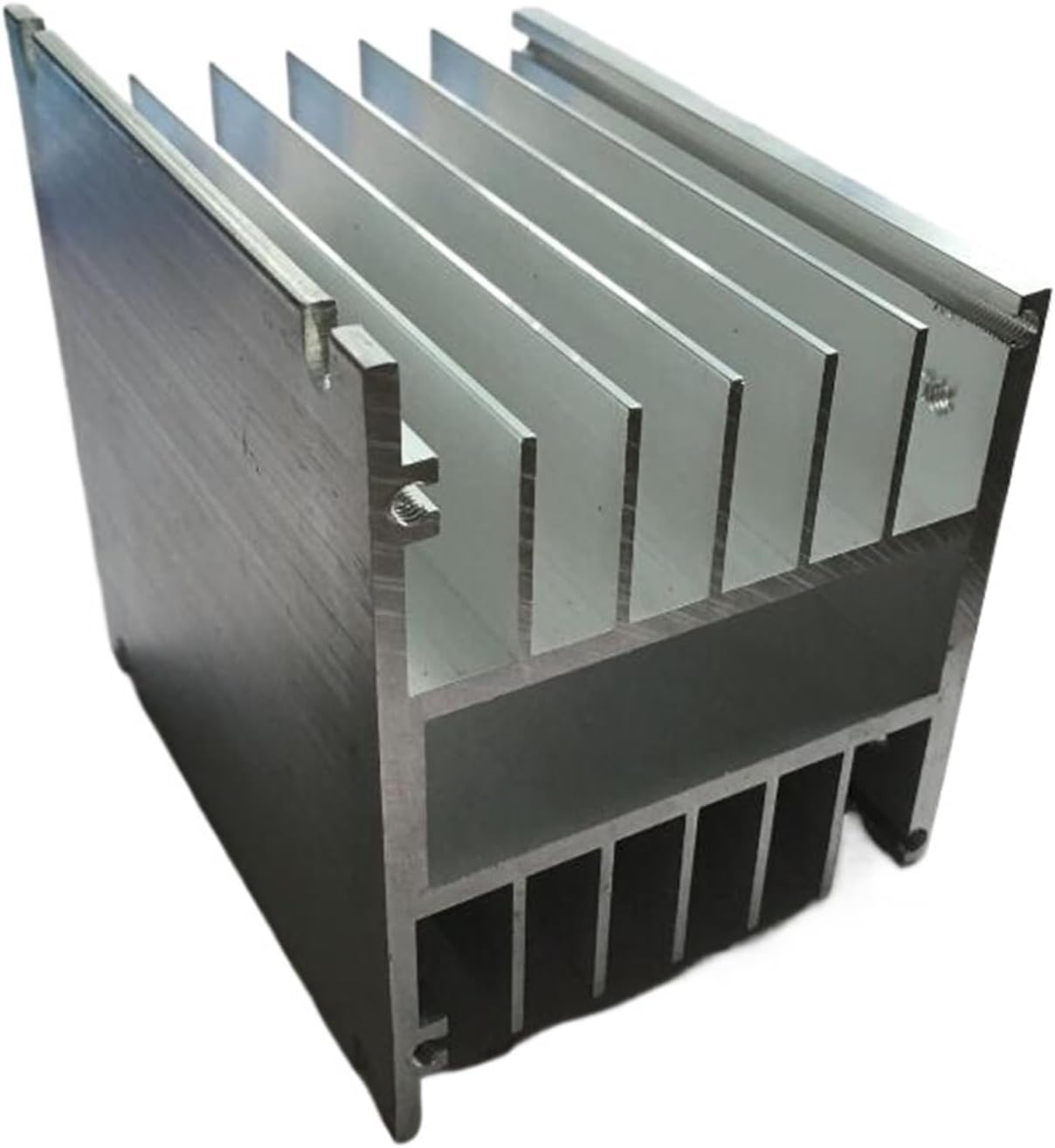 3 Phase Heat Sink 80 * 105 * 100mm for Solid State Relay Aluminum Heatsink(Silver)