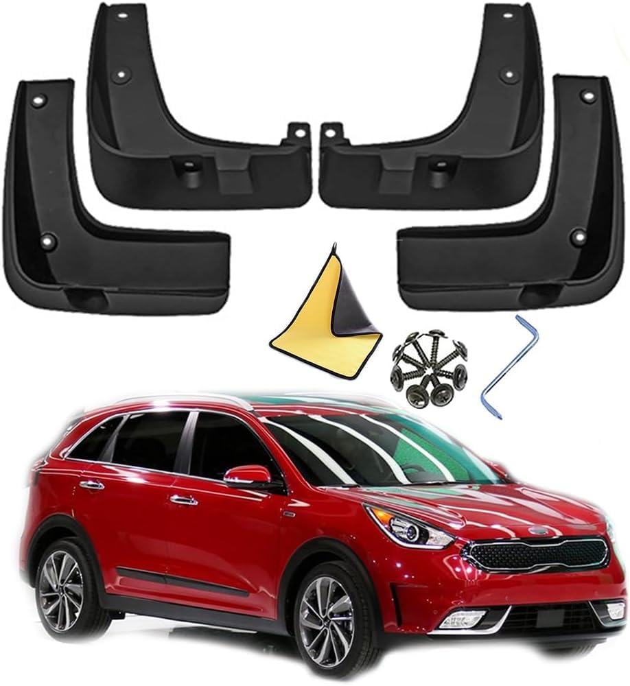 PLKASHUC Mud Flaps Car Mudguards for Kia NIRO DE 2016-2019.