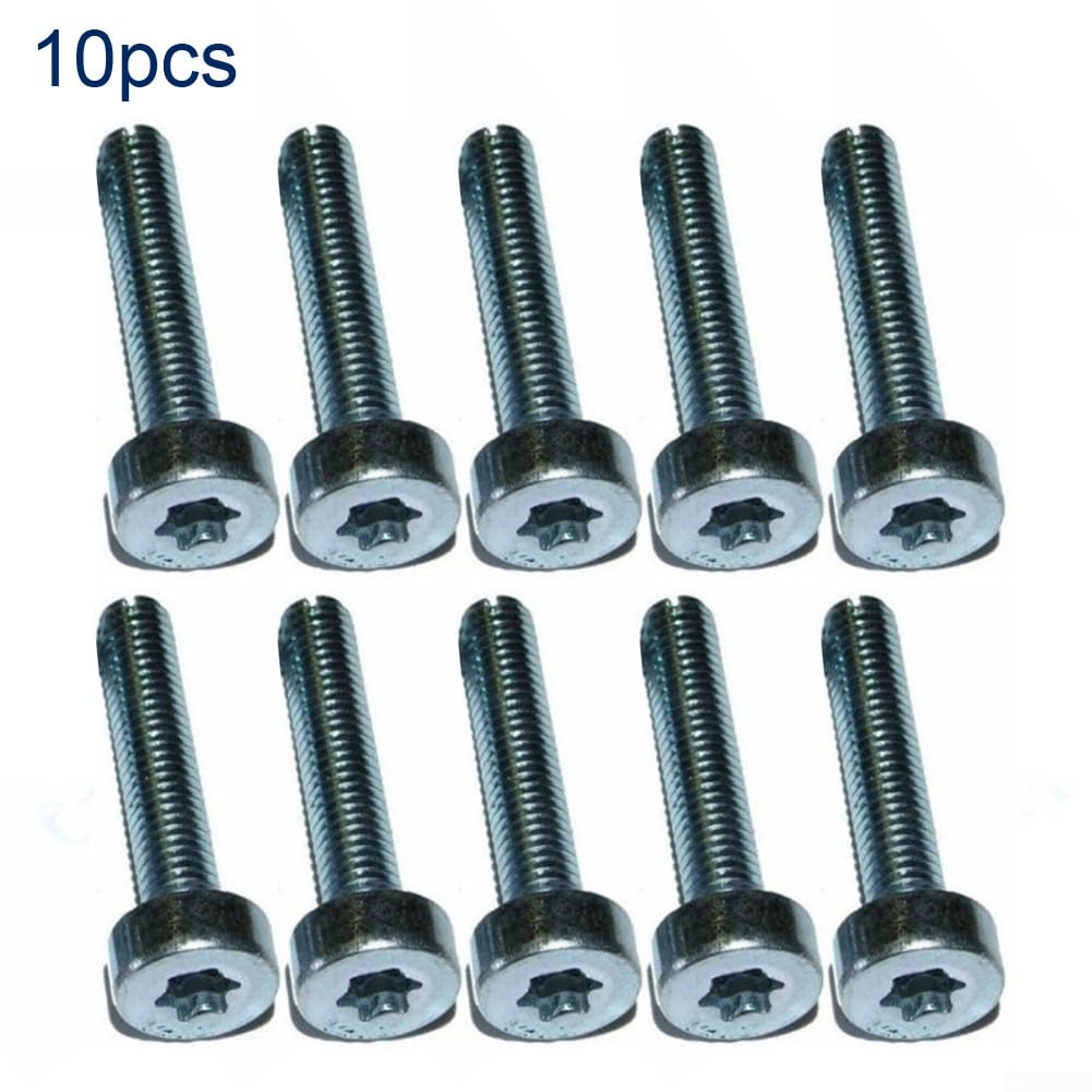 20 Stück T27 Torx 5 mm 25 mm Bolzenschrauben IS-M5 x 25 für 9022 341 1050, langlebige Ersatzschrauben