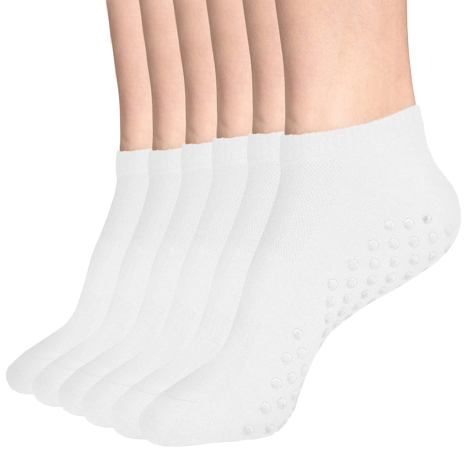 DIBAOLONGWomens & Mens Low Cut Socks, 6-Pair Ankle No Show Athletic Short Cotton Socks