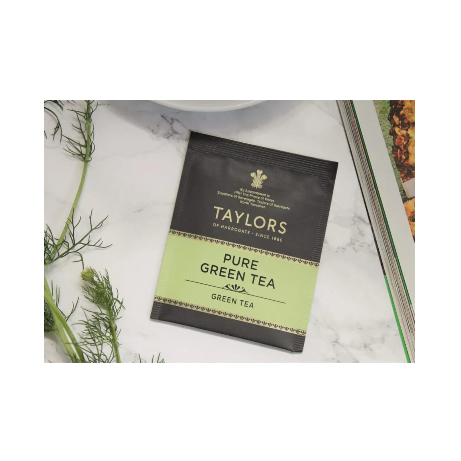 Taylors® | Czysta, czysta i jasnozielona herbata - 6 x 20 filtrów do herbaty (300 gr) | Czysta zielona herbata Sencha