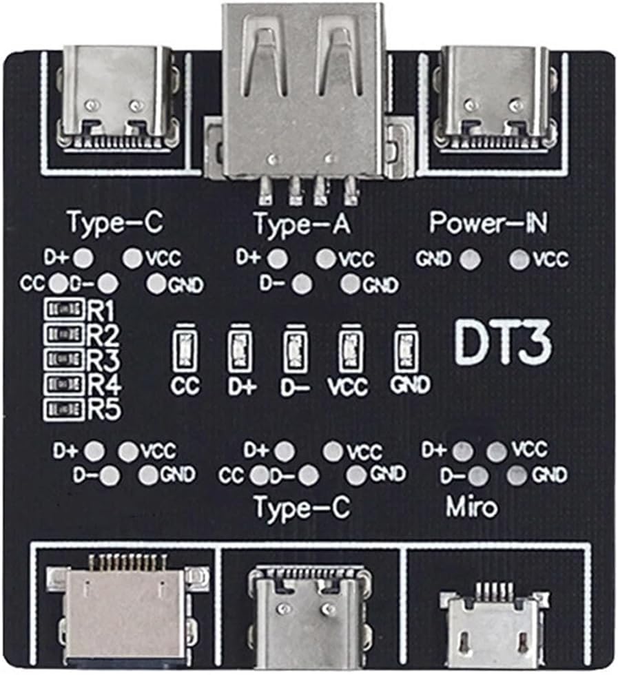 1Pc USB Cable Tester Board USB Cable Checkers Data Wire Charging Test Data Line USB Type C Tester...