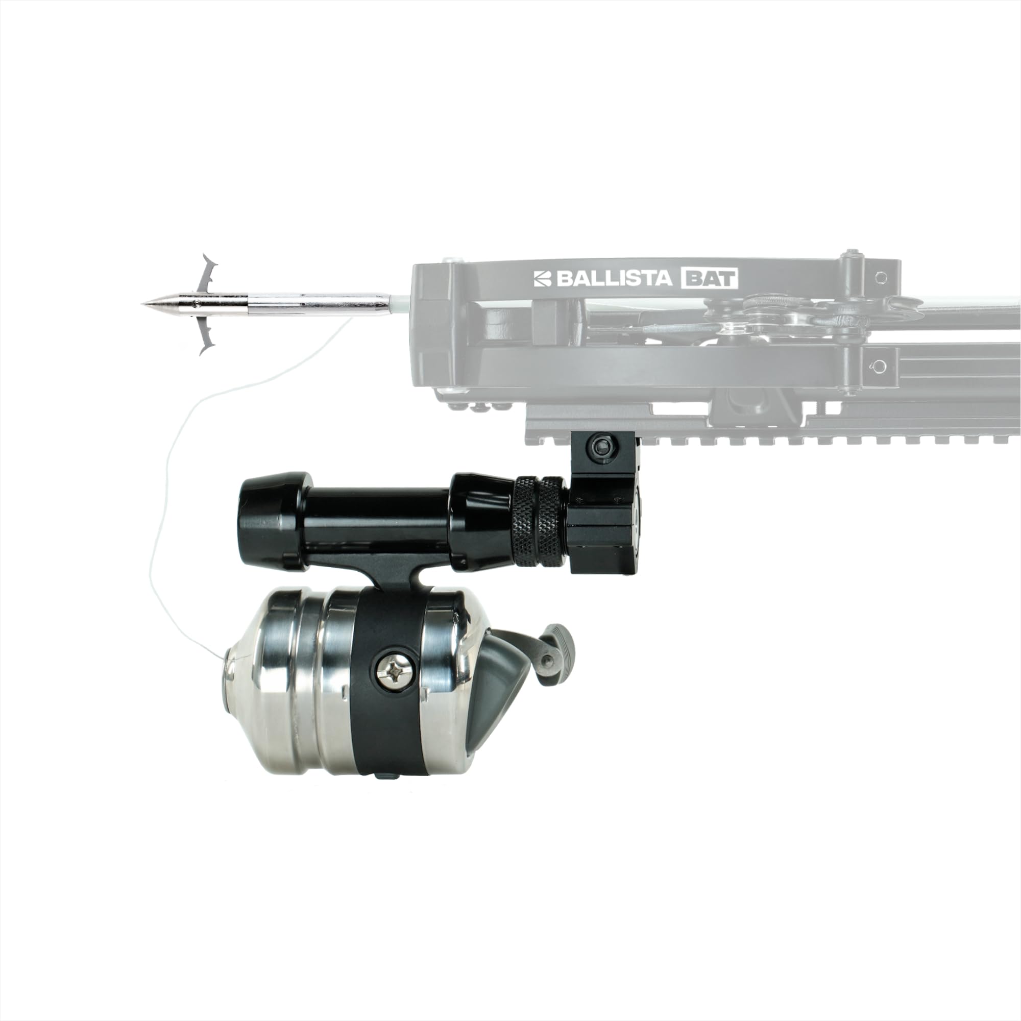 BALLISTA New Bowfishing Kit: Complete Set for Crossbows - Includes Spincast Reel, Mount with Sleeve, Ring and Arrows